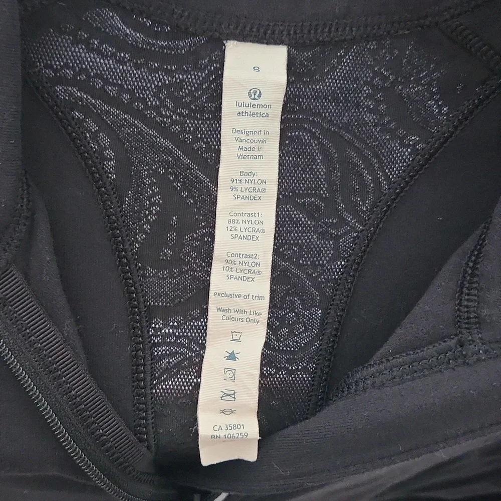 Lululemon Star Runner Pullover Black Size 8